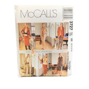 McCalls Pattern 3727 Jacket Dress Shirt Pant Skirt Sewing Size 8-14 uncut